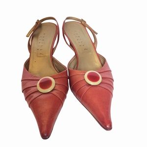 Vintage Hábille Italy Pointed Leather Shoes